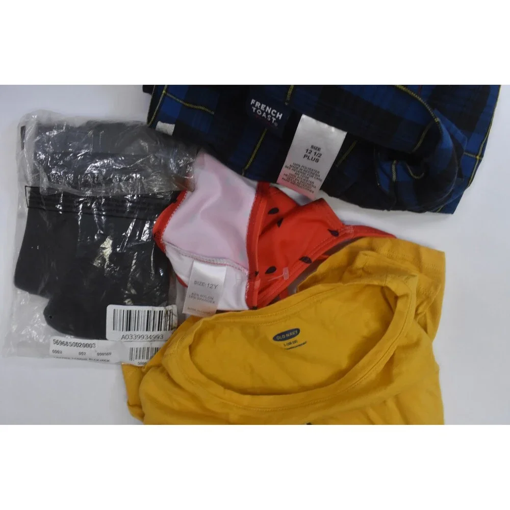 Wholesale Bulk Lot Of 10 Girls Size Large 10/12 Mixed Season Tops Bottoms